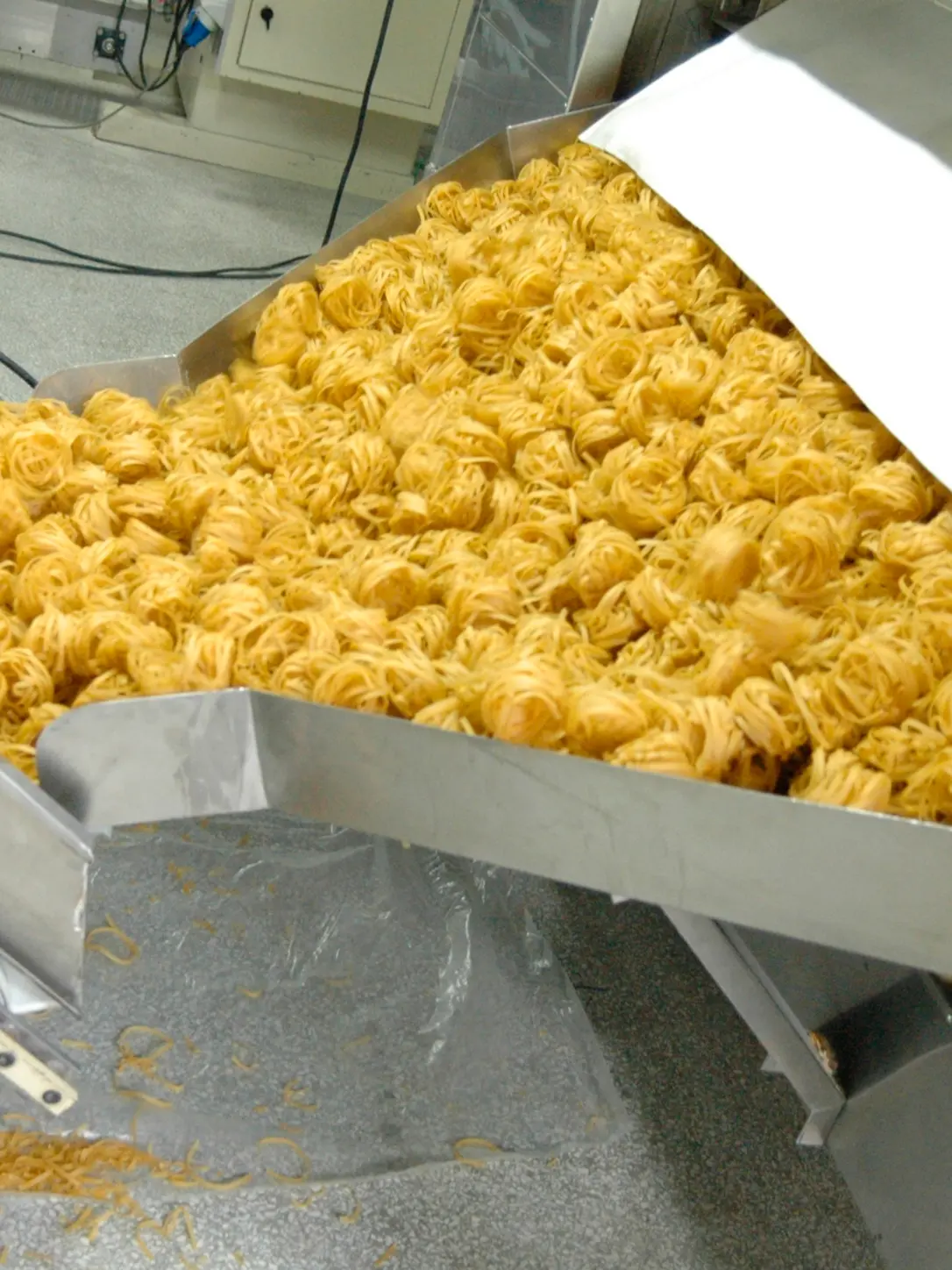Produção industrial de massa ninho